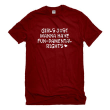 Mens Girls Wanna Have Fundamental Rights Unisex T-shirt