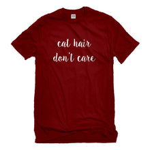 Mens Cat Hair Don't Care Unisex T-shirt