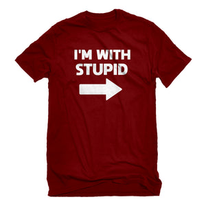 Mens I'm With Stupid Right Unisex T-shirt