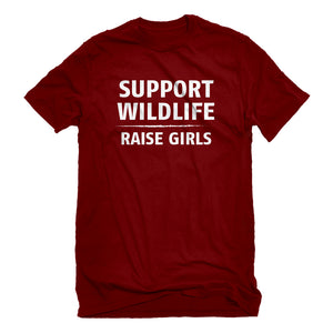 Mens Support Wildlife Raise Girls Unisex T-shirt