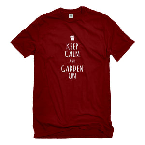Mens Keep Calm and Garden On Unisex T-shirt