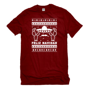 Mens Feliz Navidad Unisex T-shirt