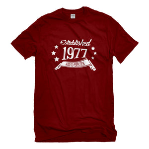 Mens Established 1977 Unisex T-shirt