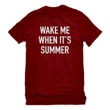 Mens Wake me When its Summer Unisex T-shirt