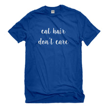 Mens Cat Hair Don't Care Unisex T-shirt