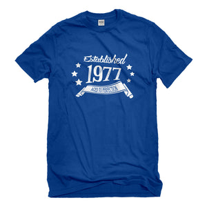 Mens Established 1977 Unisex T-shirt