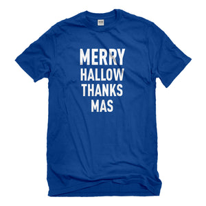 Mens Merry Hallow Thanks Mas Unisex T-shirt