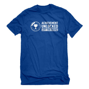 Mens Achievement Unlocked Left The House Unisex T-shirt