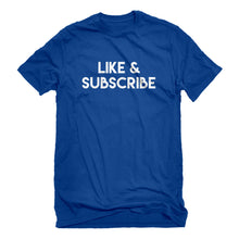 Mens Like and Subscribe Unisex T-shirt