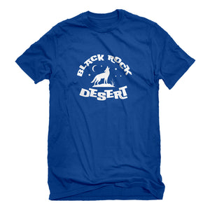 Mens Black Rock Desert Unisex T-shirt