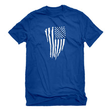 Mens American Flag Vertical Unisex T-shirt