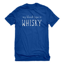 Mens My Blood Type is Whisky Unisex T-shirt