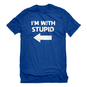 Mens I'm With Stupid Left Unisex T-shirt