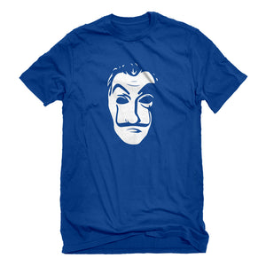 Mens Salvador Dali Face Heist Mask Unisex T-shirt