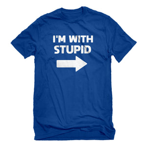 Mens I'm With Stupid Right Unisex T-shirt