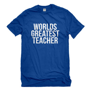 Mens Worlds Greatest Teacher Unisex T-shirt