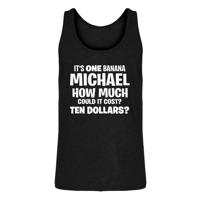 Mens Its ONE BANANA Michael Jersey Tank Top