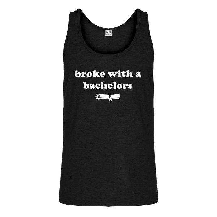 Tank Broke with a Bachelors Mens Jersey Tank Top