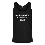 Tank Broke with a Bachelors Mens Jersey Tank Top