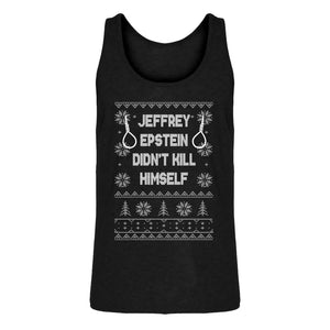 Mens Epstein Didn't Kill Himself Christmas Jersey Tank Top