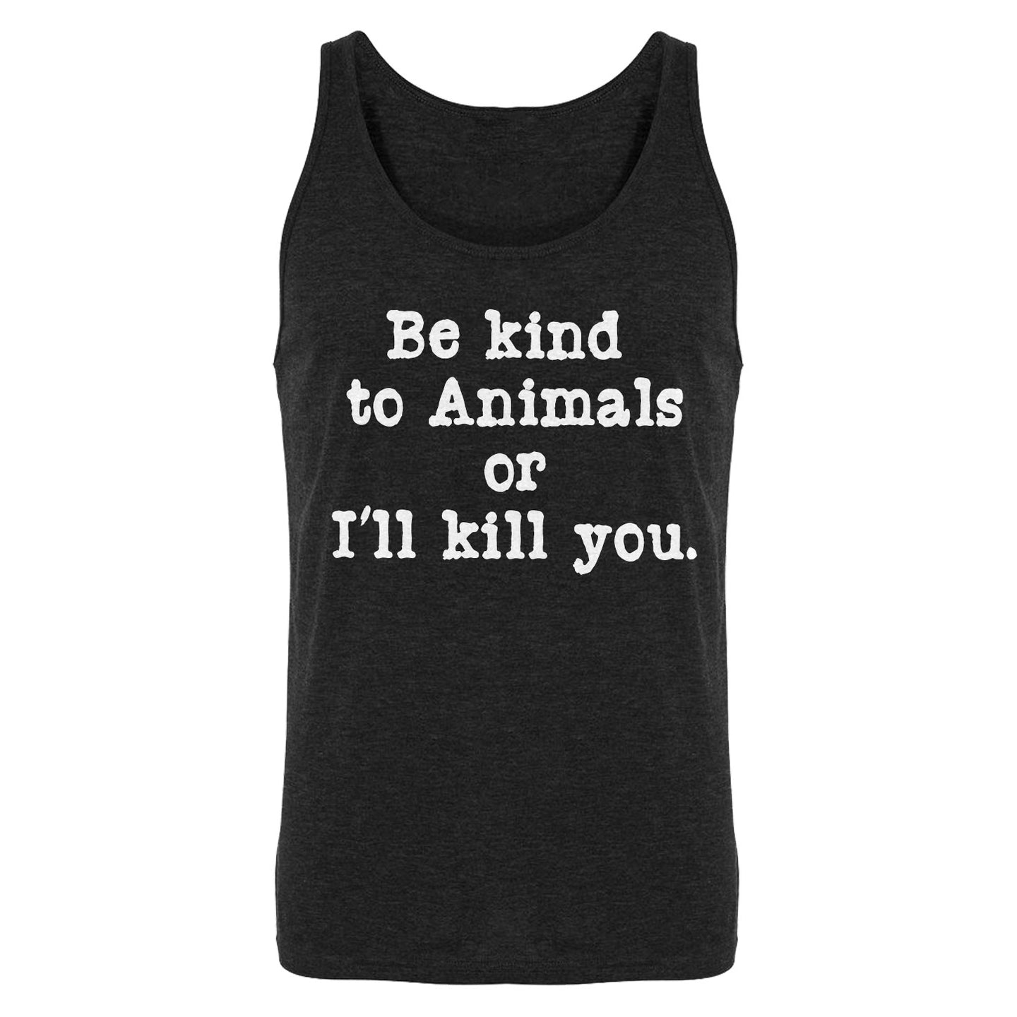 Tank Be Kind to Animals Mens Jersey Tank Top