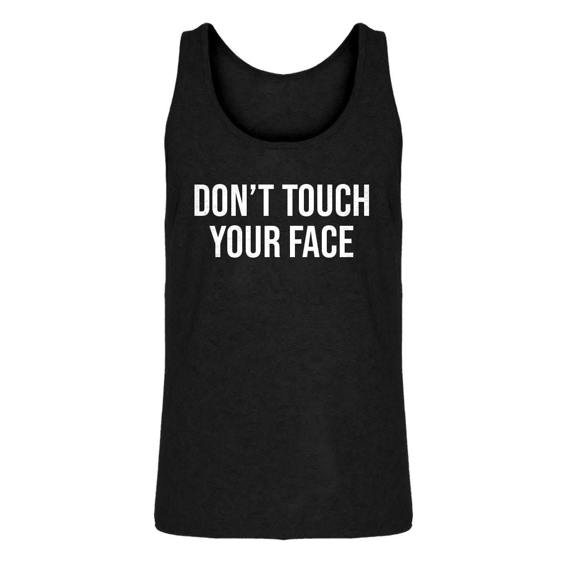 Mens DON'T TOUCH YOUR FACE Jersey Tank Top