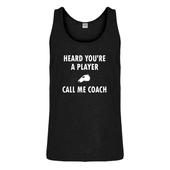 Tank Call me Coach Mens Jersey Tank Top