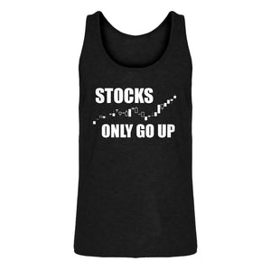 Mens STOCKS ONLY GO UP Jersey Tank Top