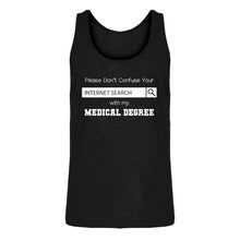Mens Don't Confuse Your Search Jersey Tank Top