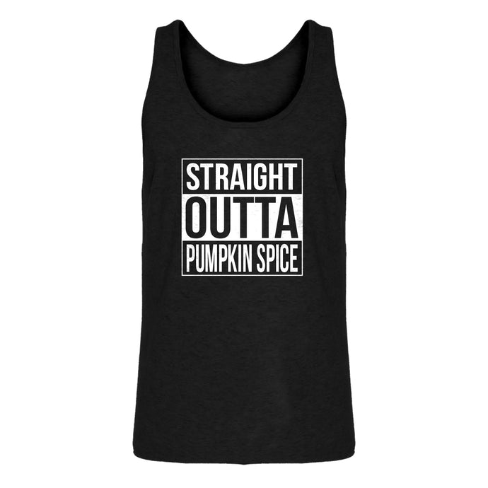 Mens Straight Outta Pumpkin Spice Jersey Tank Top