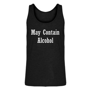Mens May Contain Alcohol Jersey Tank Top