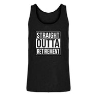 Mens Straight Outta Retirement Jersey Tank Top
