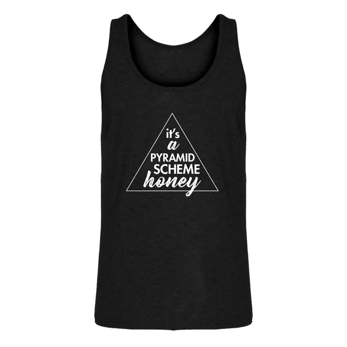 Mens It's a Pyramid Scheme Honey Jersey Tank Top