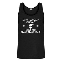 Tank Tell me what you want Mens Jersey Tank Top