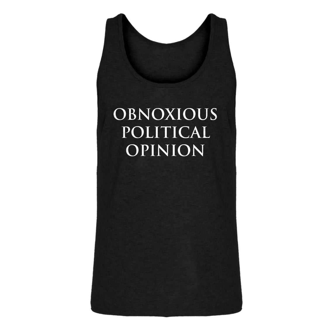 Mens Obnoxious Political Opinion Jersey Tank Top
