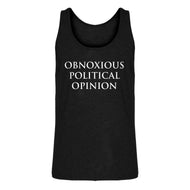 Mens Obnoxious Political Opinion Jersey Tank Top