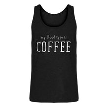 Mens My Blood Type is Coffee Jersey Tank Top