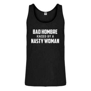 Tank Bad Hombre Raised by a Nasty Woman Mens Jersey Tank Top