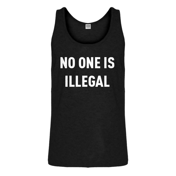 Tank No One is Illegal Mens Jersey Tank Top