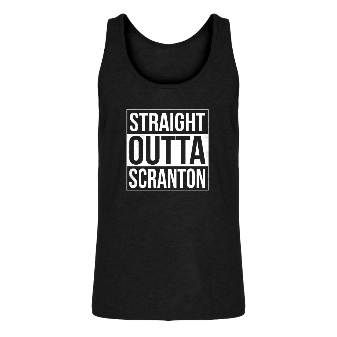 Mens Straight Outta Scranton Jersey Tank Top