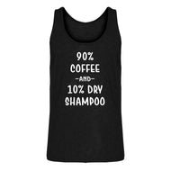 Tank 90% Coffee 10% Dry Shampoo Mens Jersey Tank Top