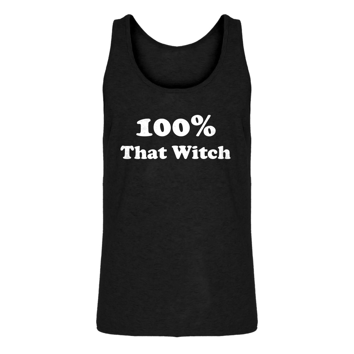 Mens 100% That Witch Jersey Tank Top