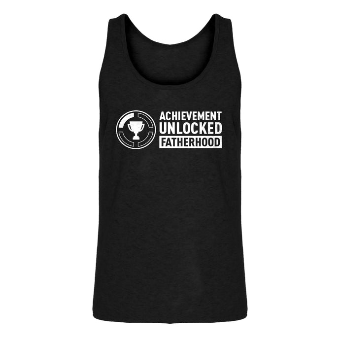 Mens Achievement Unlocked Fatherhood Jersey Tank Top