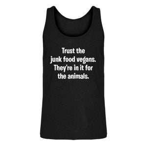 Mens Junk Food Vegans Jersey Tank Top