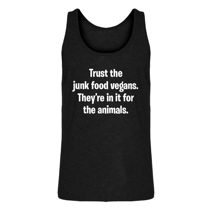 Mens Junk Food Vegans Jersey Tank Top