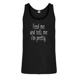 Tank Feed Me and Tell Me I'm Pretty Mens Jersey Tank Top
