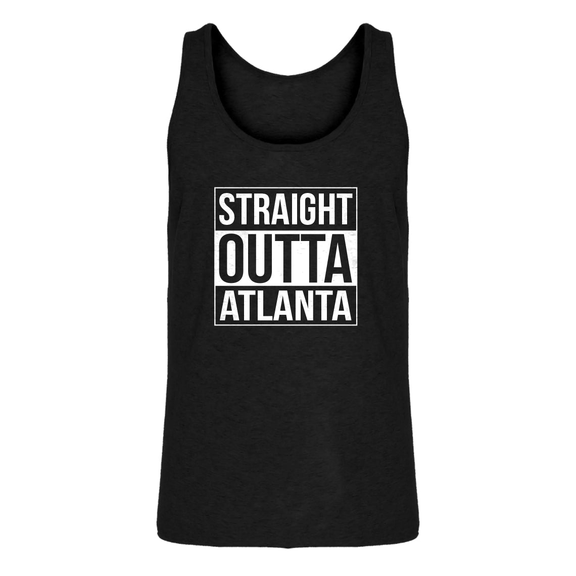 Mens Straight Outta Atlanta Jersey Tank Top