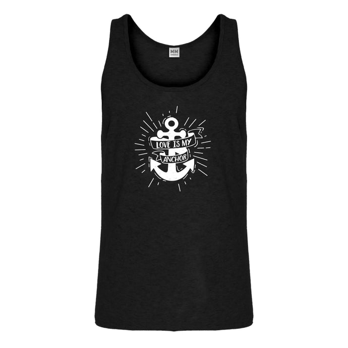 Tank Love is my Anchor Mens Jersey Tank Top