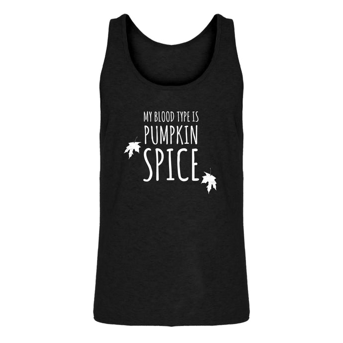 Mens My Blood Type is Pumpkin Spice Jersey Tank Top