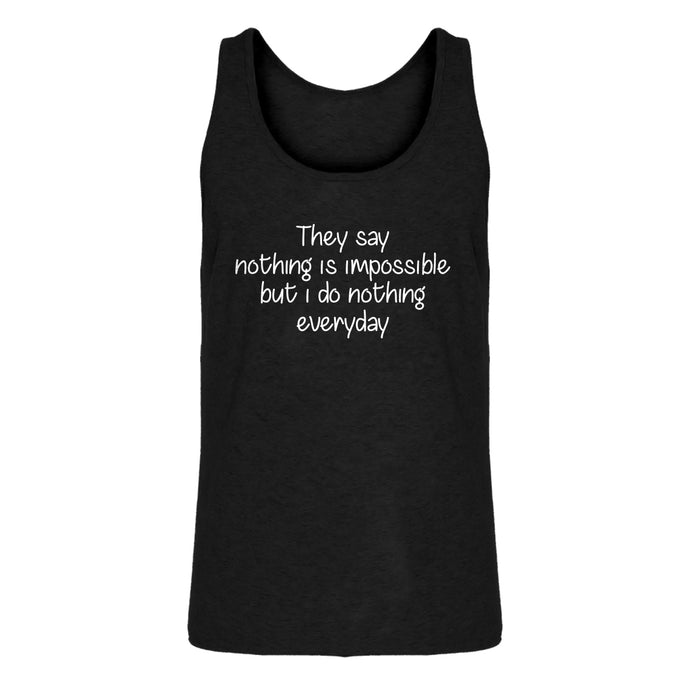Mens Nothing is Impossible Jersey Tank Top